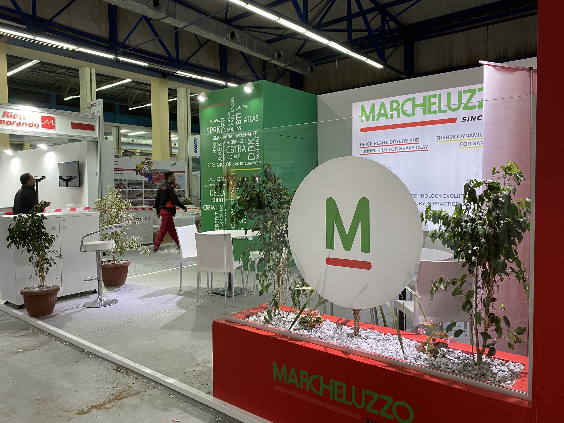 Marcheluzzo company stand at Batimatec