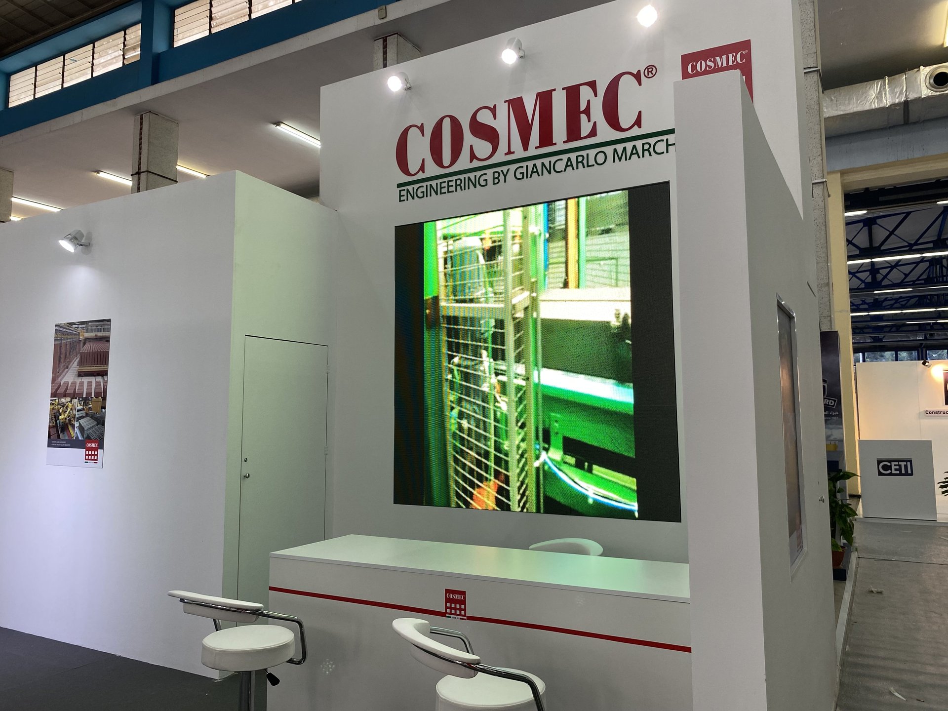 Cosmec Italy stand at Batimatec