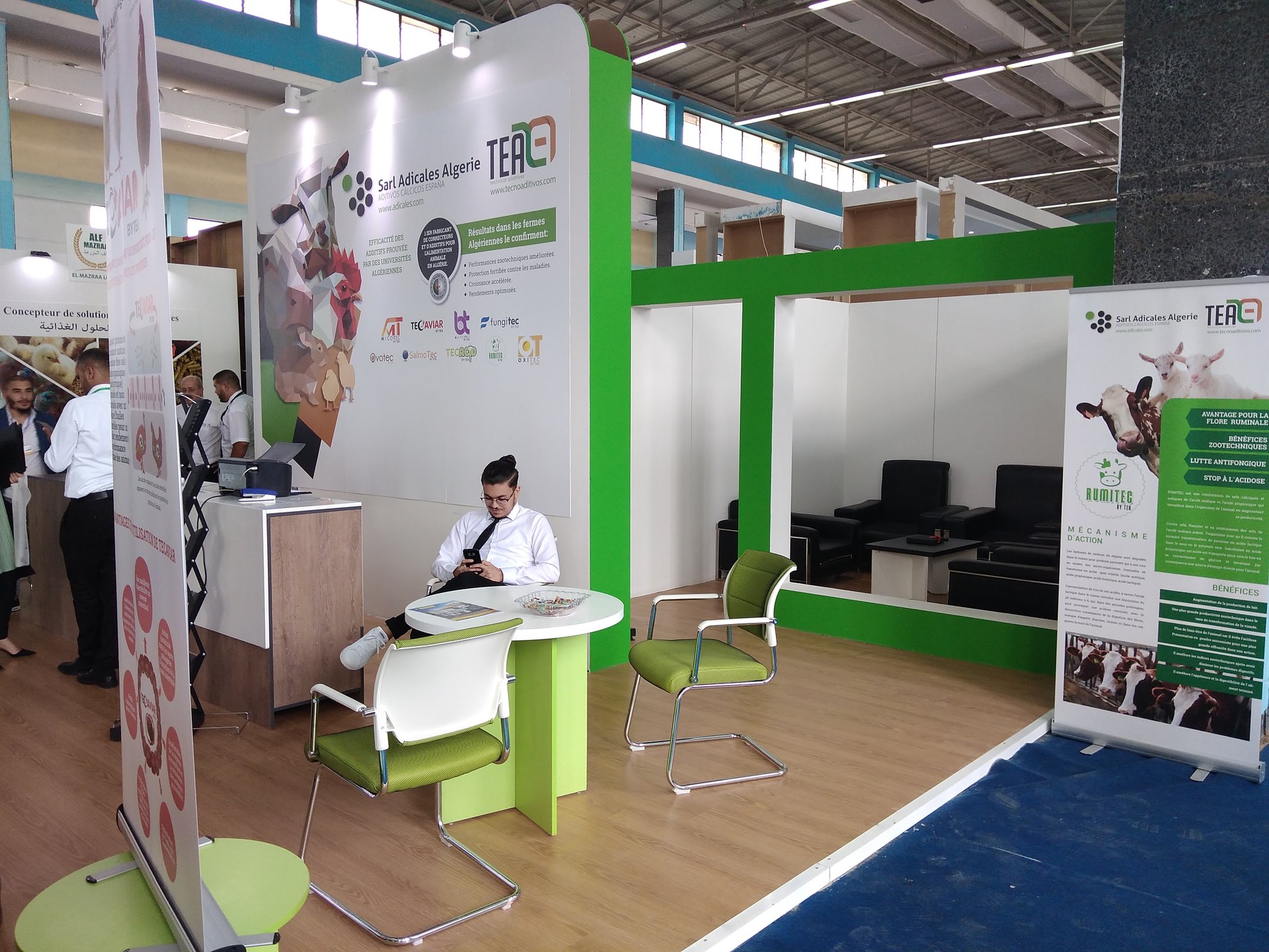 ADICALES company stand at SIPSA