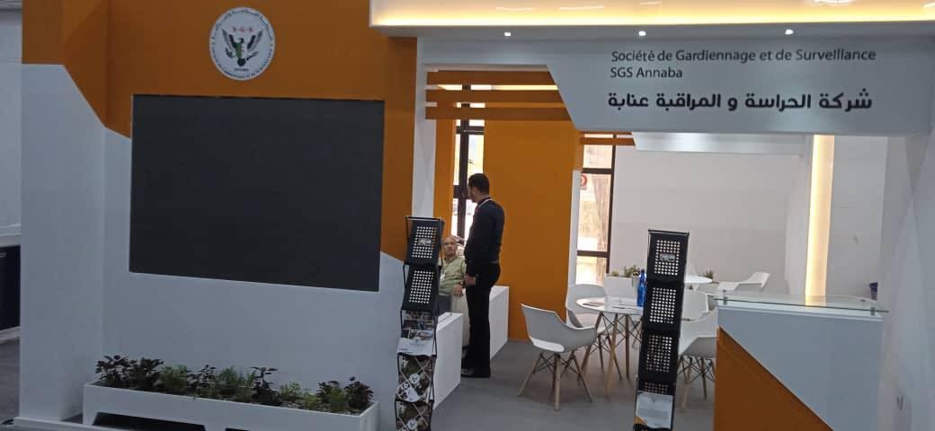 SGS company stand at Secura