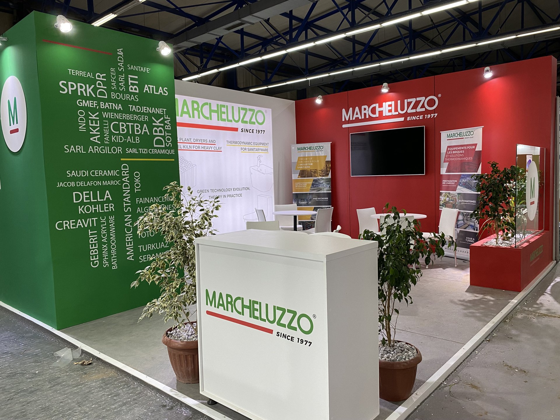 Marcheluzzo company stand at Batimatec